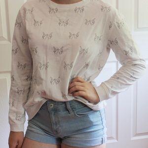 White Forever 21 Graphic Sweatshirt